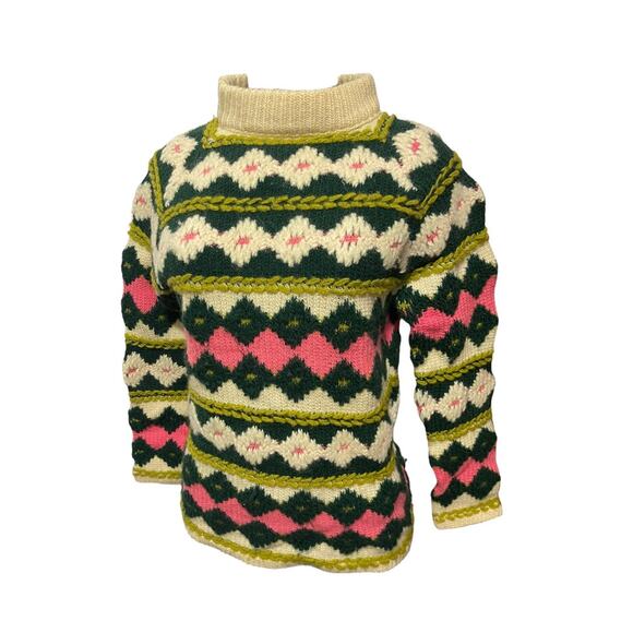 Jack Winter Womens Vintage 1960s Pullover Sweater Retro Mod - Picture 3 of 11